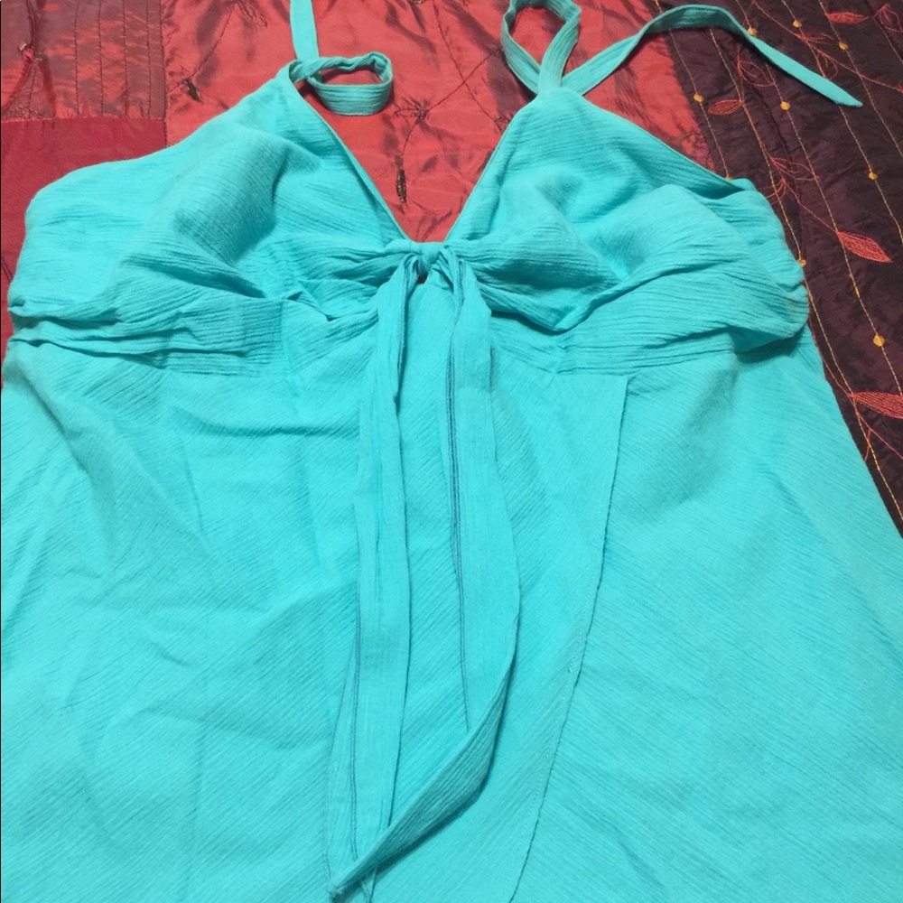 Gauze halter top